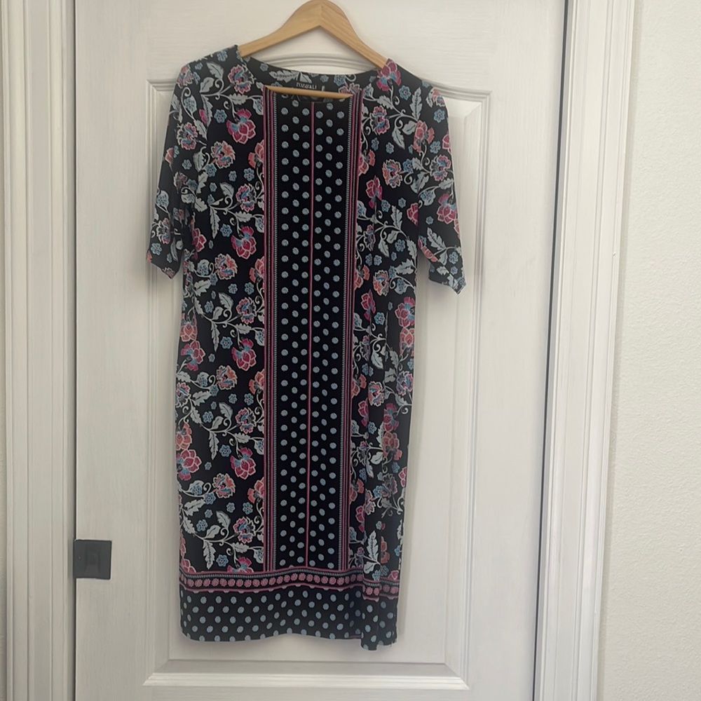 Multi color and print dress